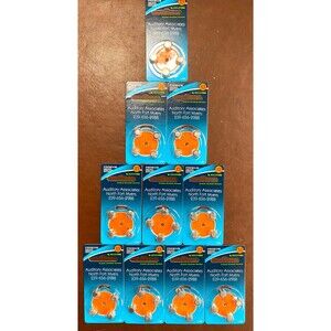 40 Size 13 Premium Zinc Air Hearing Aid Batteries  (2 boxes available)